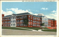 City High School Postcard
