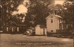 View of Girls' Friendly Society House Postcard