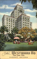 View From Patio - Hotel Westward Ho Phoenix, AZ Postcard Postcard Postcard