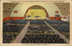 Sullivan Auditorium Sampson, NY Postcard Postcard Postcard