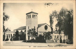 First Congregational Church Sierra Madre, CA Postcard Postcard Postcard