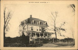 Bayview Manor Wickford, RI Postcard Postcard Postcard