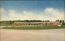Mansfield Terrace Motel Postcard