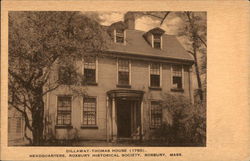 Dillaway-Thomas House (1750) Postcard