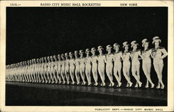 Radio City Music Hall Rockettes New York, NY Postcard Postcard Postcard