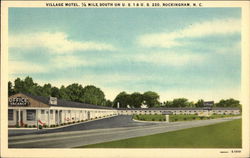 Village Motel Postcard