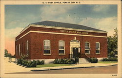 US Post Office Forest City, NC Postcard Postcard Postcard