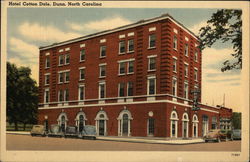 Hotel Cotton Dale Dunn, NC Postcard Postcard Postcard