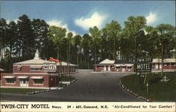 Twin-City Motel Concord, NC Postcard Postcard Postcard