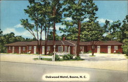 Oakwood Motel Boone, NC Postcard Postcard Postcard