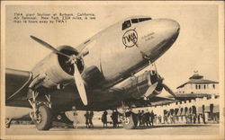 TWA Giant Skyliner Burbank, CA Postcard Postcard Postcard