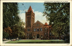 Law Building, University of Illinois Postcard