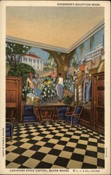 Governor's Reception Room, Louisiana State Capitol Postcard