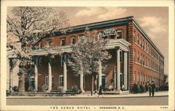 The Vance Hotel Henderson, NC Postcard Postcard Postcard