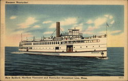 Steamer Nantucket - New Bedford, Marthas Vineyard and Nantucket Steamboat Line Steamers Postcard Postcard Postcard