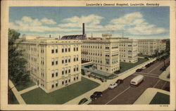 Louisville's General Hospital Postcard