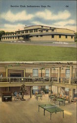 Service Club Indiantown Gap, PA Postcard Postcard Postcard