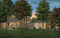 Elks Club and Lake Hattiesburg, MS Postcard Postcard Postcard