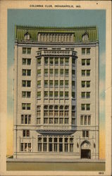 Columbia Club Indianapolis, IN Postcard Postcard Postcard