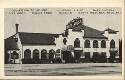 Dunes White House Gary, IN Postcard Postcard Postcard