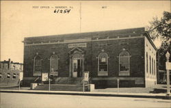 Post Office Geneseo, IL Postcard Postcard Postcard