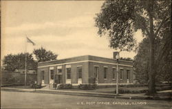 US Post Office Carlyle, IL Postcard Postcard Postcard
