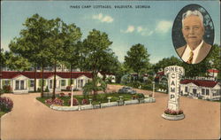 Pines Camp Cottages Valdosta, GA Postcard Postcard Postcard