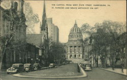 The Capitol from West State Street Postcard