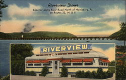 Riverview Diner Postcard