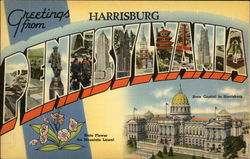 Greetings From Harrisburg Postcard