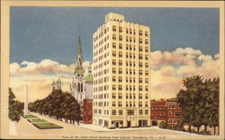 View of the State Street Building from Capitol Postcard