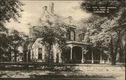 Old John Harris Mansion Postcard