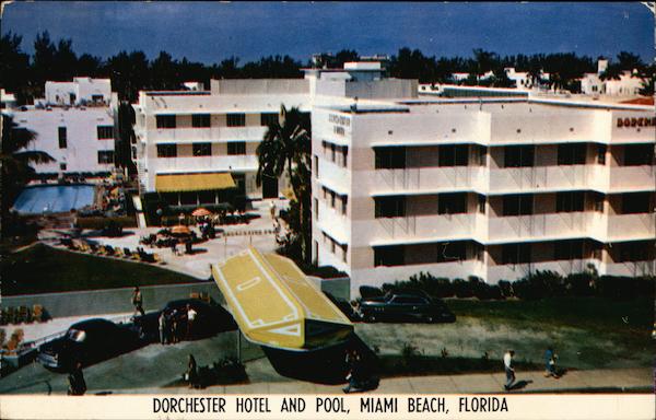 Dorchester Hotel and Pool Miami Beach Florida
