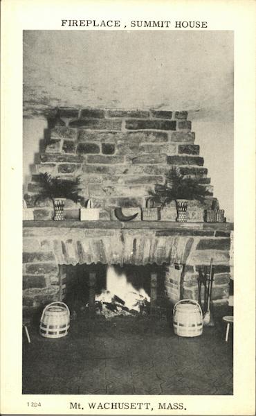 Fireplace, Summit House, Mount Wachusett Princeton Massachusetts