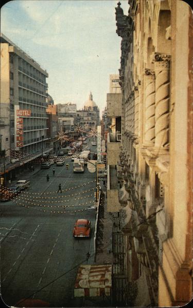 Calle Independencia View of Independence Street Guadalajara Mexico