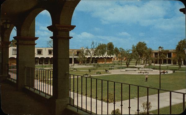 The Main Patio of the University of the Americas Cholula Mexico