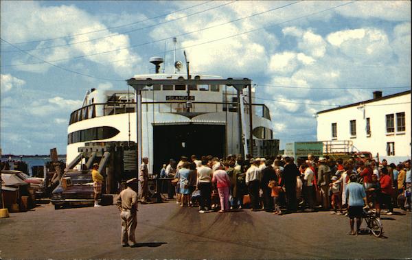 Island Ferry Boat, Cape Cod Woods Hole Massachusetts
