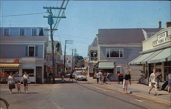 Commercial Street, looking West Cape Cod Provincetown Massachusetts