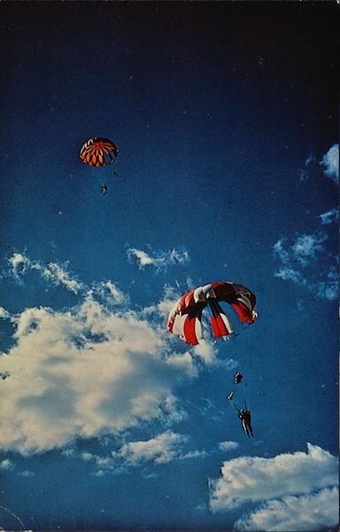 Sport Parachuting Orange Massachusetts Charles Bonnay