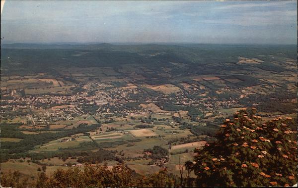 Bird's Eye View of Adams Massachusetts
