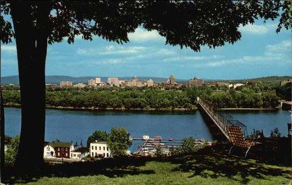 Harrisburg From the West Shore of the Susquehanna Pennsylvania