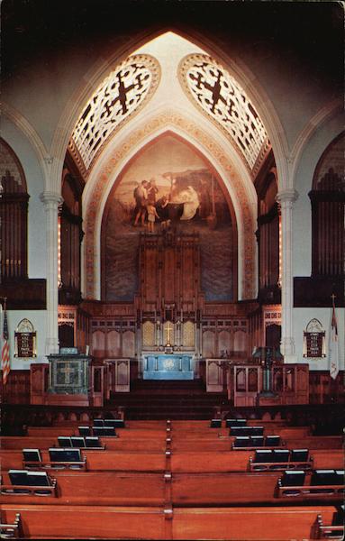 View of Sanctuary, Grace Methodist Church Harrisburg Pennsylvania