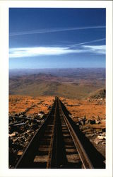 Mount Washington Cog Railway, White Mountains Postcard