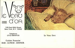 Le Veau D'Or Postcard