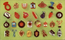 Miniature Charm Toys for Good Little Girls and Boys Postcard