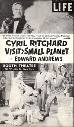 Cyril Ritchard in Visit to a Small Planet Cyril Ritchard in Visit to a Small Planet