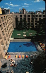 El Camino Real - Main Pool and Garden Postcard