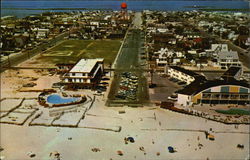 Aerial View Long Beach Island New Jersey Postcard Postcard Postcard