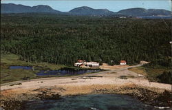 Seawall Dining Room Manset, ME Postcard Postcard Postcard