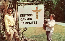 Kinyon's Canyon Campsites Nassau, NY Postcard Postcard Postcard